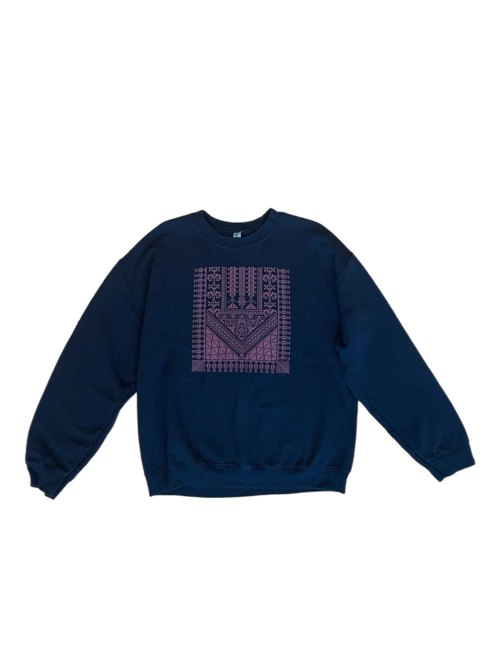 Palestine Tatreez Crewneck Sweatshirt
